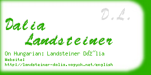 dalia landsteiner business card